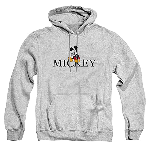 Cotton Soul Disney Mickey Mouse Kapuzenpullover, sitzend, Grau meliert, grey heather, XXL von Cotton Soul