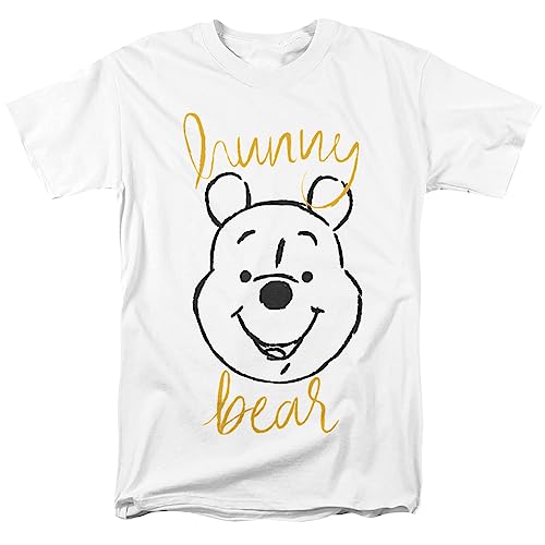 Cotton Soul Disney Winnie The Pooh Honey Bear Damen T-Shirt, Weiß, LRG von Cotton Soul