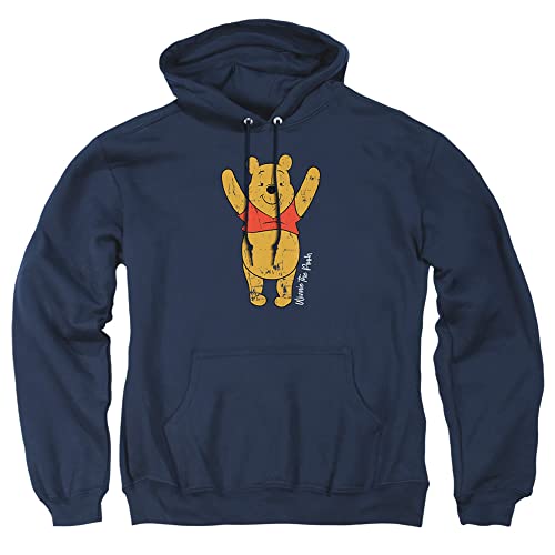 Cotton Soul Disney Winnie The Pooh Yay Hoodie, Navy, navy, L von Cotton Soul