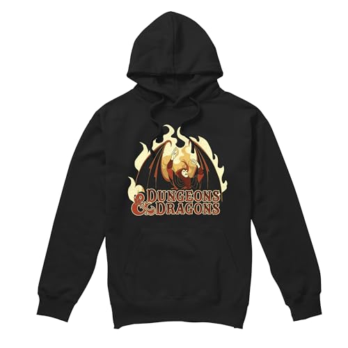 Cotton Soul Dungeons & Dragons Venger Mens Hoodie, Black, Medium von Cotton Soul