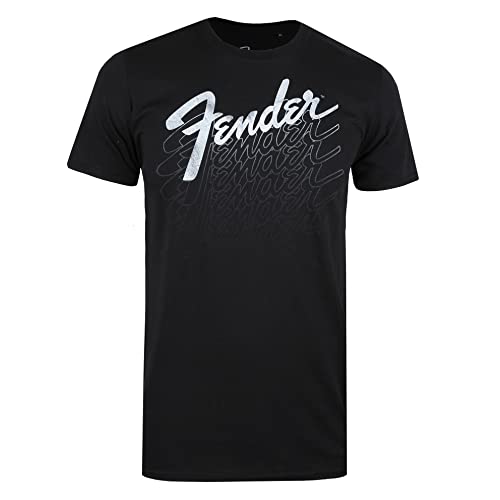 Cotton Soul Fender Fade Unisex T-Shirt Schwarz, Schwarz , M von Cotton Soul