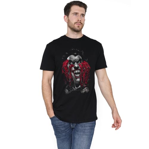 Cotton Soul DC Comics Joker Despair Unisex T-Shirt, Schwarz, Schwarz , L von Cotton Soul