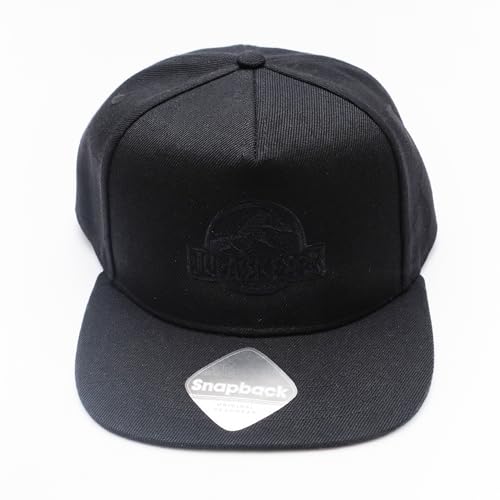 Cotton Soul Jurassic Park Mono Logo Snapback Cap, Black, One Size von Cotton Soul