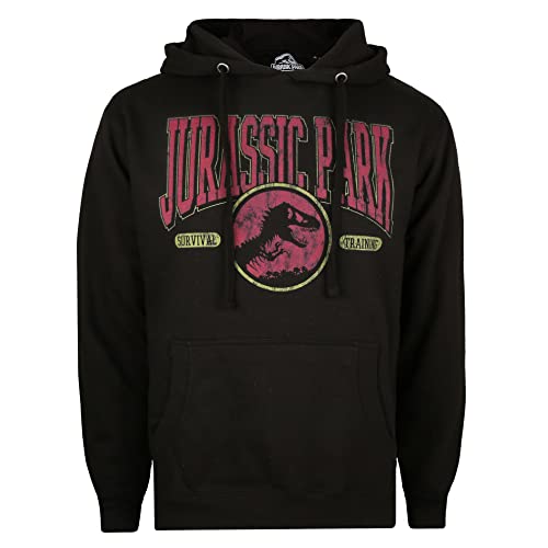 Cotton Soul Jurassic Park - Survival Training - Herren Pullover Hoodie, Schwarz , M von Cotton Soul