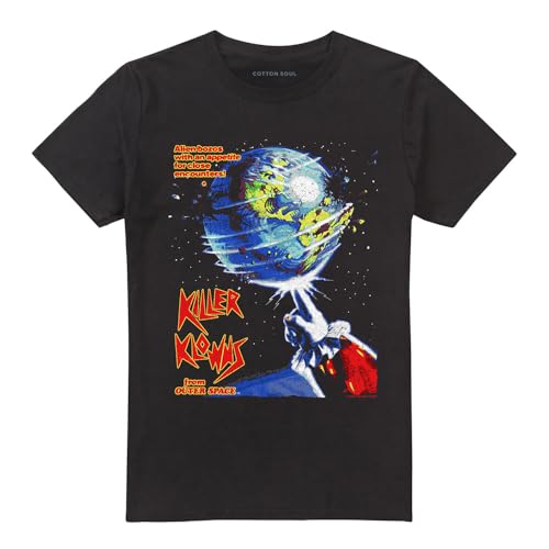Cotton Soul Killer Klowns from Outer Space Invaders Unisex T-Shirt, Schwarz, Schwarz , S Cotton Soul Killer Klowns from Outer Space Invaders Unisex T-Shirt, Schwarz, Schwarz , S von Cotton Soul