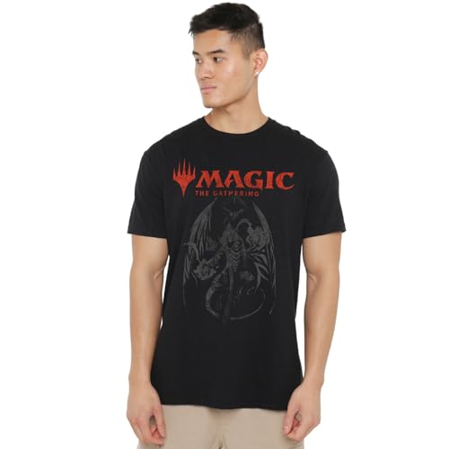 Cotton Soul Magic The Gathering Bolas Herren-T-Shirt, Schwarz, Schwarz , XL von Cotton Soul