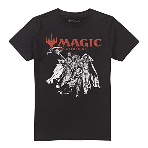 Cotton Soul Magic The Gathering The Planeswalkers Unisex T-Shirt, Schwarz, Schwarz , XL Cotton Soul Magic The Gathering The Planeswalkers Unisex T-Shirt, Schwarz, Schwarz , XL von Cotton Soul
