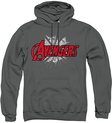 Cotton Soul Marvel Avengers Logo Bash Herren Hoodie, Anthrazit, anthrazit, M von Cotton Soul
