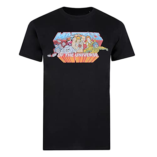 Cotton Soul Masters of The Universe Logo Unisex T-Shirt, Schwarz, Schwarz , XL von Cotton Soul