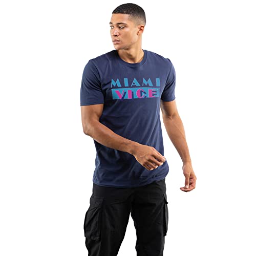 Cotton Soul Miami Vice OG Logo Herren T-Shirt, navy, L von Cotton Soul