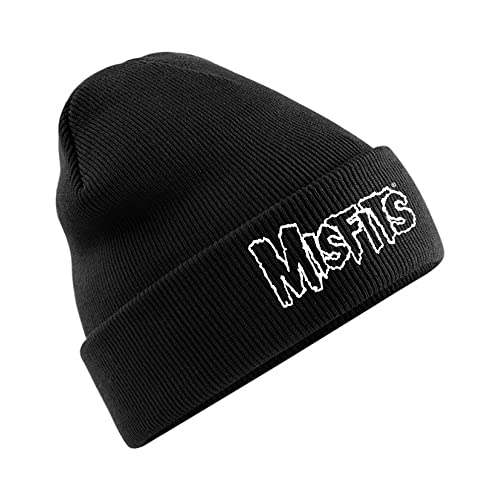 Cotton Soul Beanies-Kollektion, Misfits Logo Schwarz, Einheitsgröße von Cotton Soul