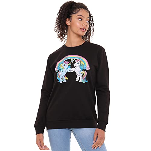 Cotton Soul My Little Pony Butterfly Arch Damen Crew Sweatshirt schwarz, Schwarz , 42 von Cotton Soul