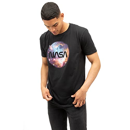 Cotton Soul NASA Galaxy Unisex T-Shirt, Schwarz, Schwarz , XL von Cotton Soul