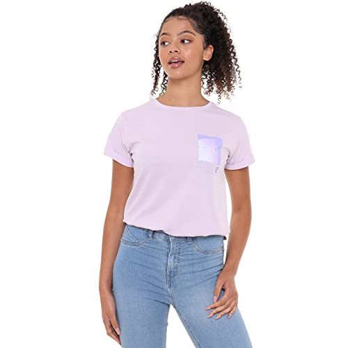 Cotton Soul NASA Purple Moon Damen-T-Shirt, Lavendel, Lavendel, M von Cotton Soul