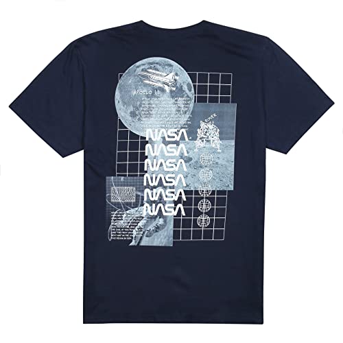 Cotton Soul - NASA - Rover - Herren T-Shirt - Marineblau, navy, XXL von Cotton Soul