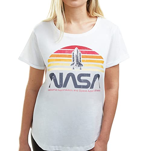 Cotton Soul NASA - Sunset - Damen Fashion T-Shirt, weiß, M von Cotton Soul