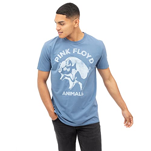 Cotton Soul Pink Floyd Animals Herren T-Shirt Indigo, indigo, L von Cotton Soul