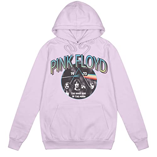 Cotton Soul Pink Floyd Gradient Side Of The Moon Damen Kapuzenpullover, Lavendel, lavendel, 42 von Cotton Soul