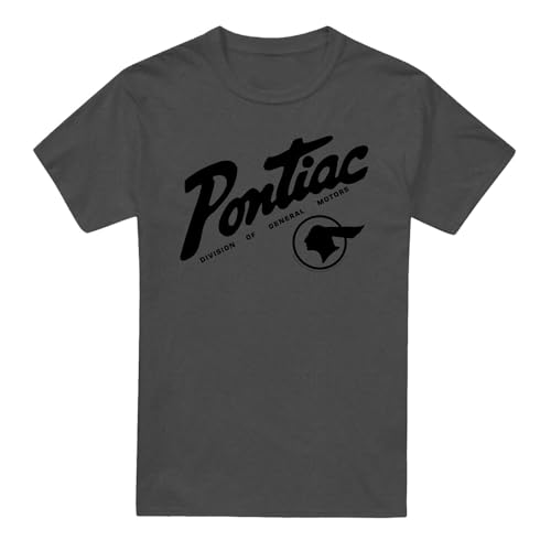 Cotton Soul Pontiac Division Unisex T-Shirt, Charcoal, anthrazit, XXL von Cotton Soul