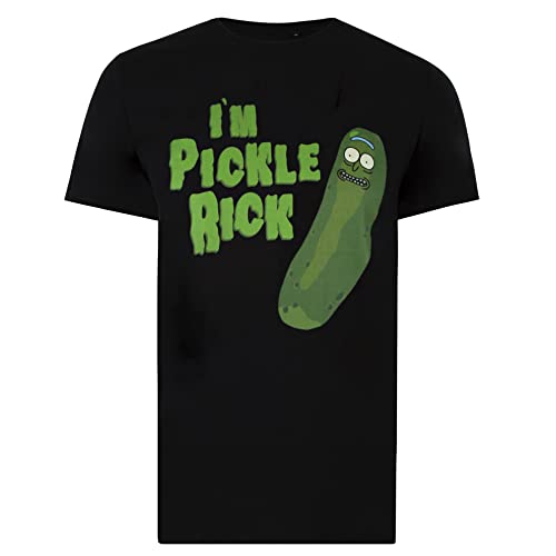 Cotton Soul Rick and Morty I'm Pickle Rick Herren-T-Shirt, Schwarz, Black, XL Cotton Soul Rick and Morty I'm Pickle Rick Herren-T-Shirt, Schwarz, Black, XL von Cotton Soul