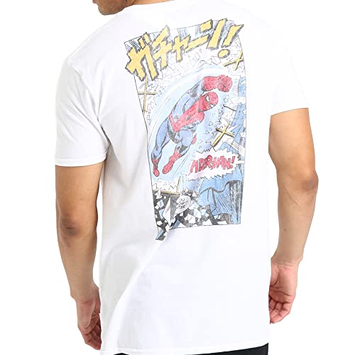 Cotton Soul Spiderman Window Herren T-Shirt weiß, weiß, L von Cotton Soul