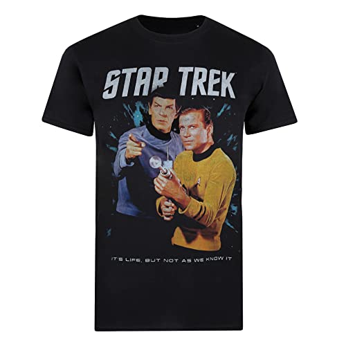 Cotton Soul Star Trek It's Life Herren-T-Shirt, Schwarz, Black, XL von Cotton Soul