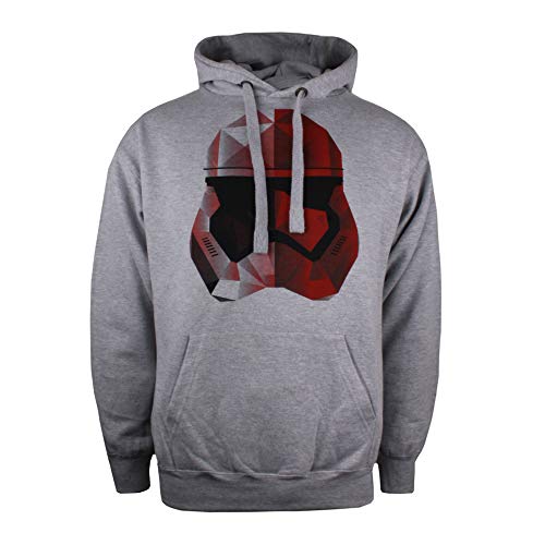 Cotton Soul Star Wars – Geo Trooper – Herren Kapuzenpullover, grau, S von Cotton Soul