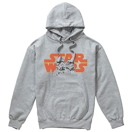 Cotton Soul Star Wars Trooper Paar Herren Kapuzenpullover, Grau meliert, grey heather, L von Cotton Soul