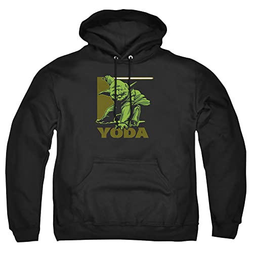 Cotton Soul Star Wars Yoda Square Hoodie, Schwarz, Schwarz , M von Cotton Soul