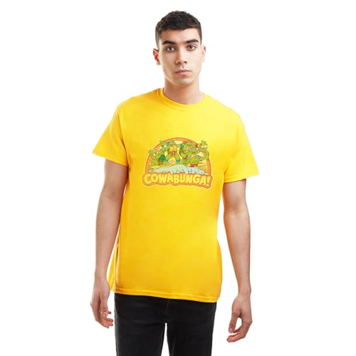 Cotton Soul Teenage Mutant Ninja Turtles Unisex-T-Shirt, Gänseblümchen, gänseblümchen, L von Cotton Soul