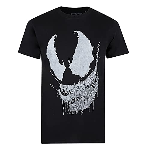 Cotton Soul Venom Marvel Herren T-Shirt Venom Saliva, Schwarz , L von Cotton Soul