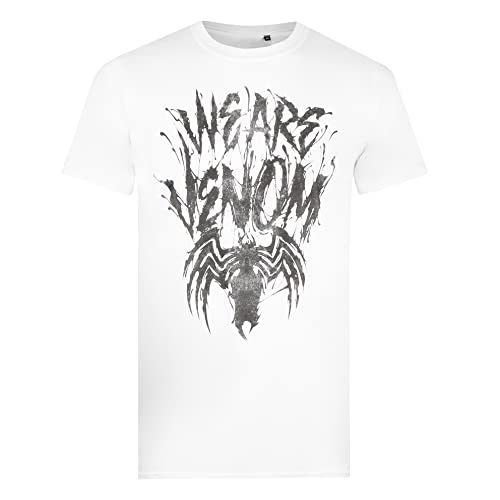 Cotton Soul Venom Marvel We are Venom Herren T-Shirt, weiß, L von Cotton Soul