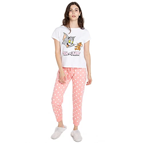 Cotton Soul Warner Bros, Tom & Jerry Damen Schlafanzug-Set, mehrfarbig, multi, 38 von Cotton Soul