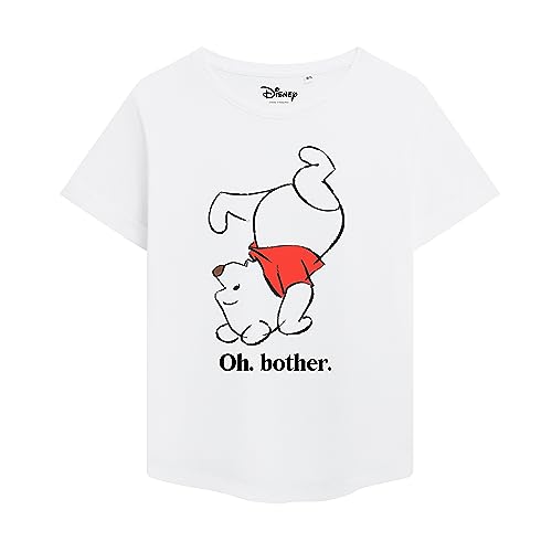 Cotton Soul Winnie The Pooh Oh Bother Womens Fashion T Shirt, White, Large von Cotton Soul