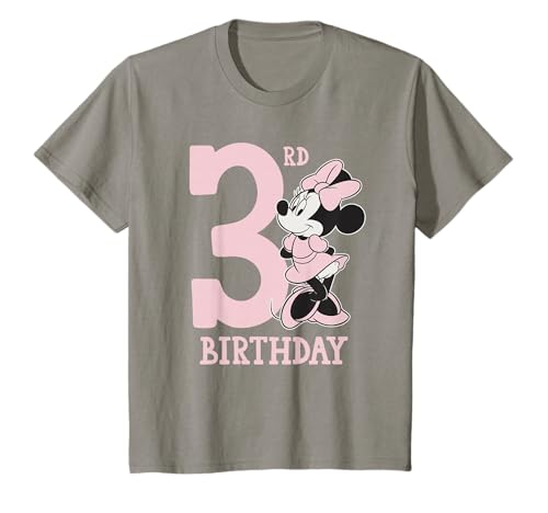 Kinder Disney Minnie Mouse 3rd Birthday T-Shirt von Cotton Soul
