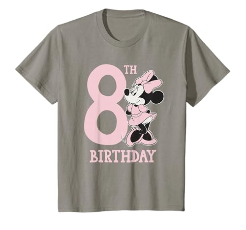 Kinder Disney Minnie Mouse 8th Birthday T-Shirt von Cotton Soul