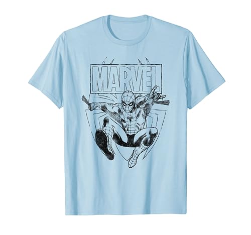 Marvel Spider-Man Lines T-Shirt von Cotton Soul