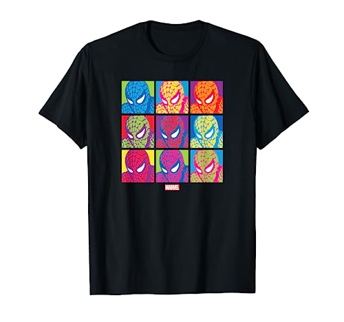 Marvel Spider-Man Pop Art T-Shirt von Cotton Soul