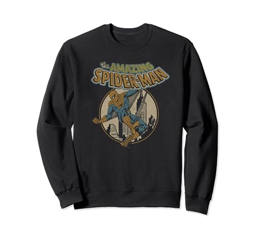 Marvel Spider-Man The Amazing City Slinger Sweatshirt von Cotton Soul