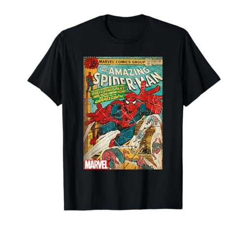 Marvel Spider-Man Vintage Comic Cover T-Shirt von Cotton Soul