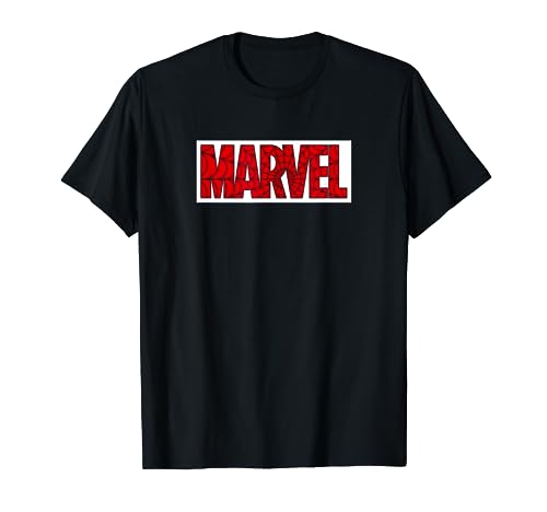 Marvel Spider-Man Web Fill Logo White T-Shirt von Cotton Soul