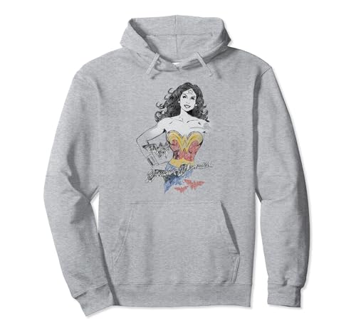 Wonder Woman Wonder Squiggles Pullover Hoodie von Cotton Soul