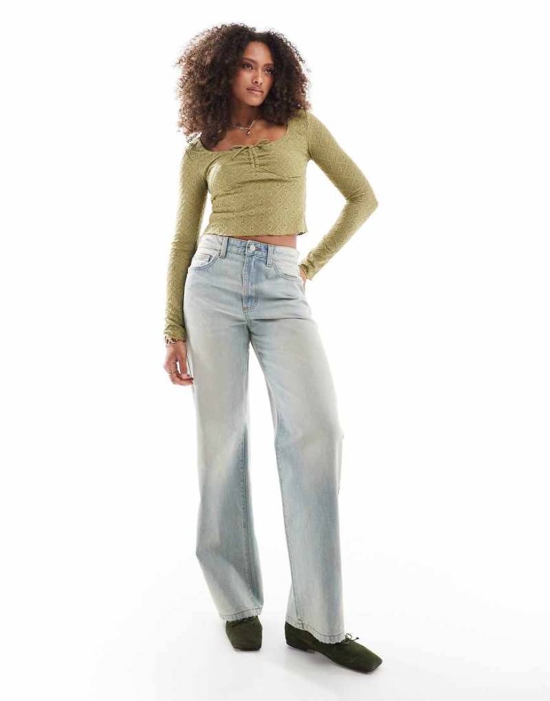 Cotton On - 91 - Straight Jeans in Blau von Cotton:On