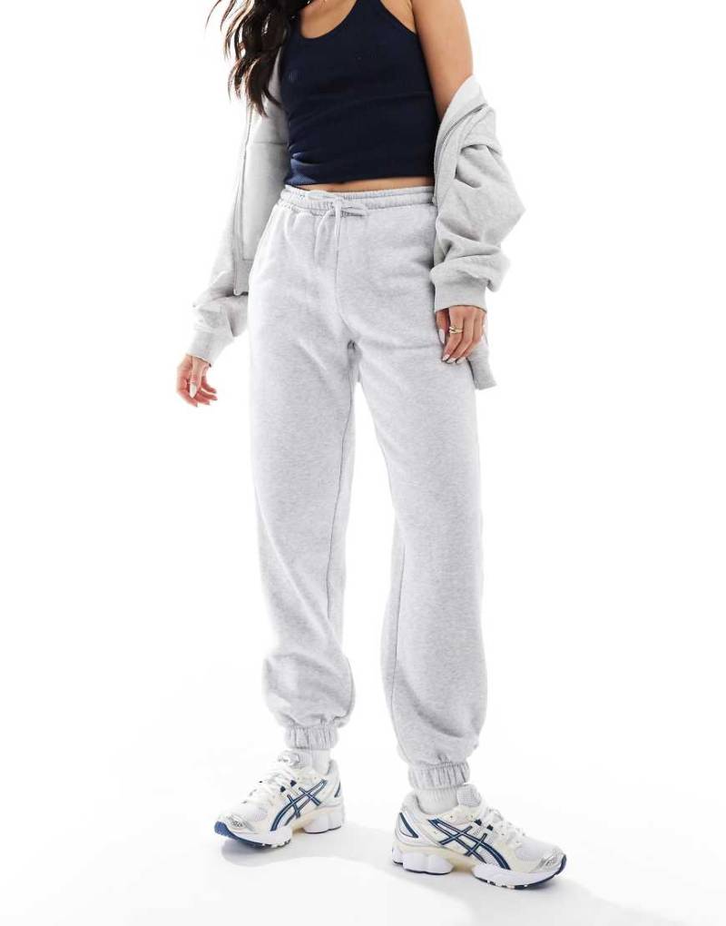 Cotton On - Basic-Jogginghose in meliertem zartem Grau von Cotton:On