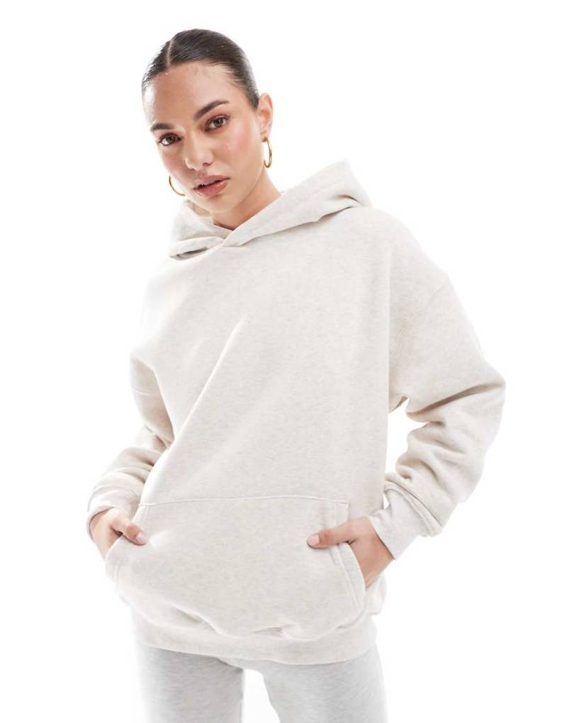 Cotton On - Classic - Kapuzenpullover aus Fleece in Beige-Neutral von Cotton On