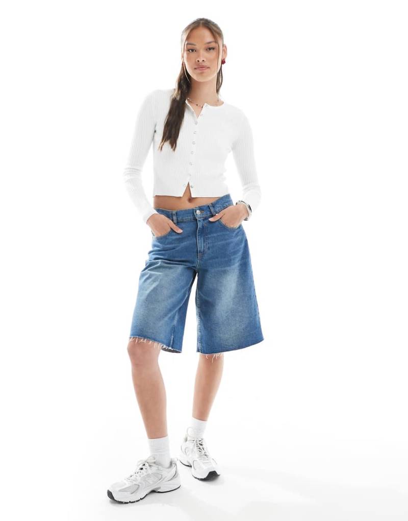 Cotton On - Everfine - Strickjacke in Weiß von Cotton On