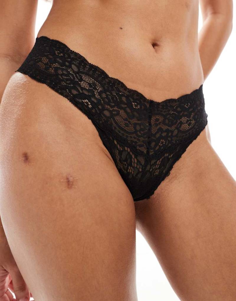 Cotton On - G-Stringtanga in Schwarz von Cotton:On