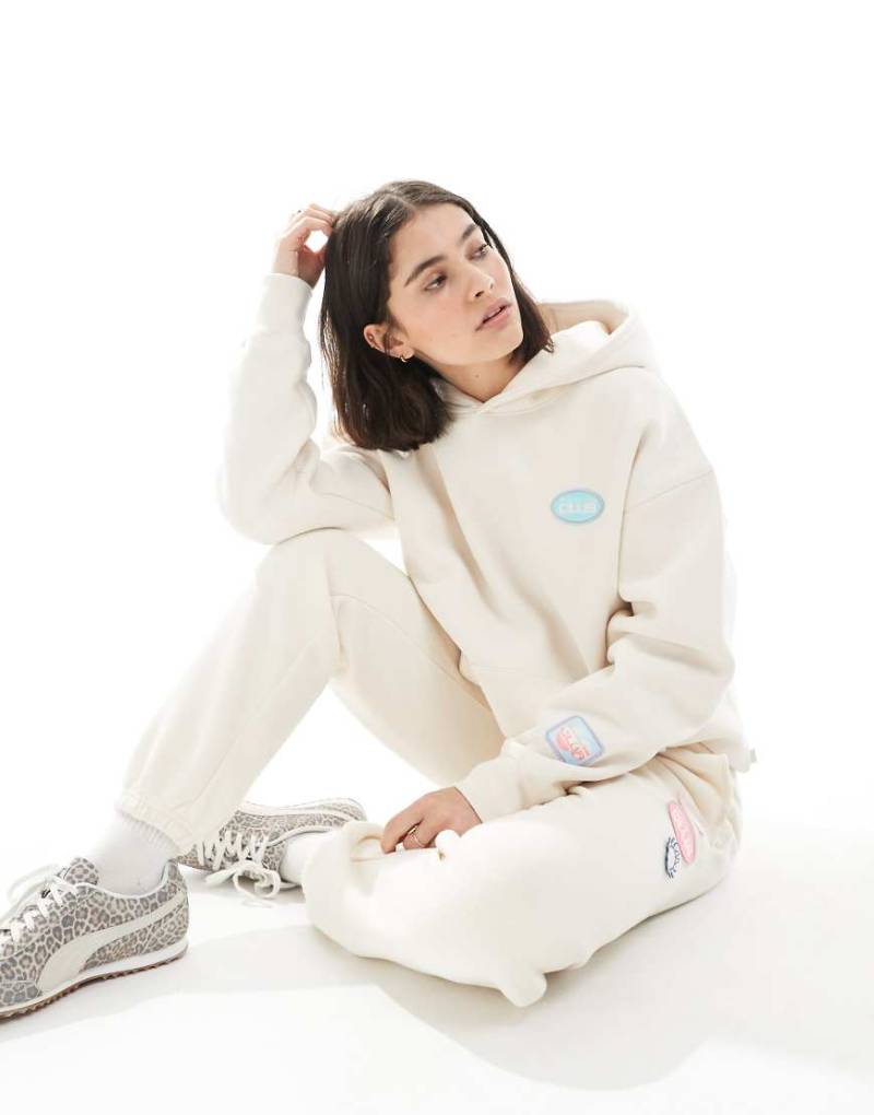 Cotton On - Hochwertiger, weicher Kapuzenpullover in Kokosmilchweiß, Kombiteil-Neutral von Cotton On