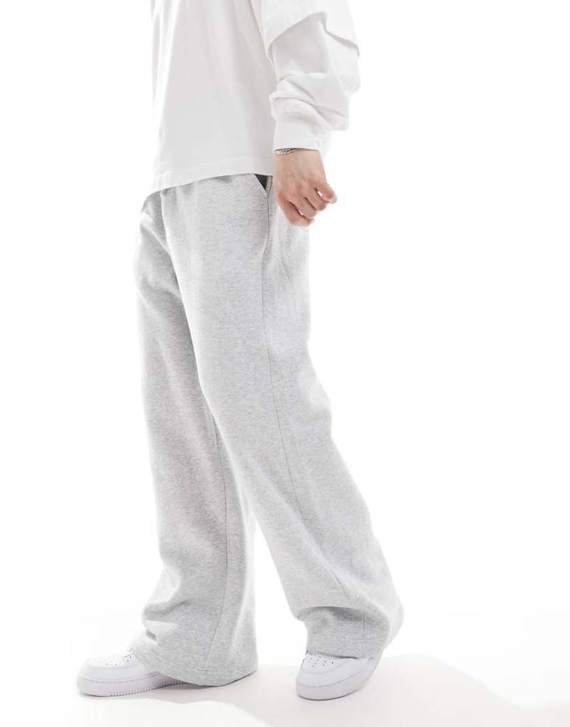 Cotton On - Jogginghose in grau meliert mit weitem Bein, Kombiteil von Cotton On