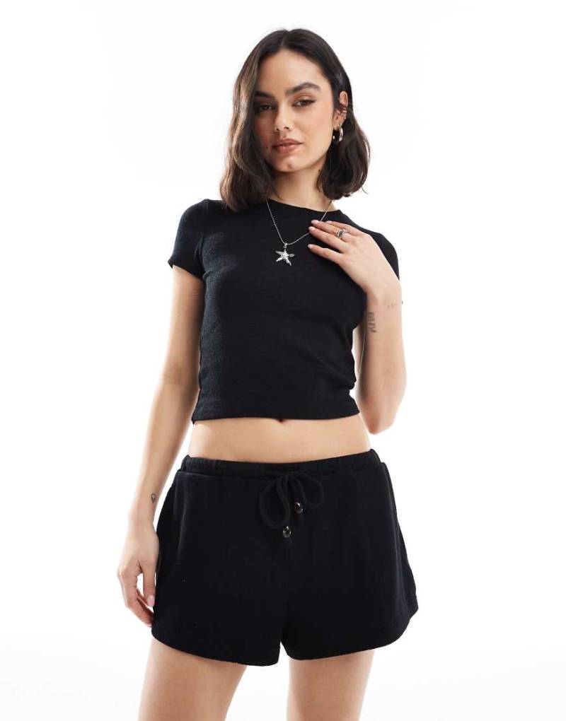 Cotton On - Leichte Strand-Shorts in Schwarz von Cotton On